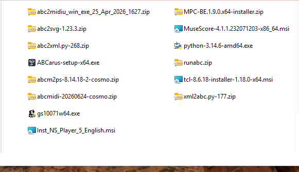 ABC packages