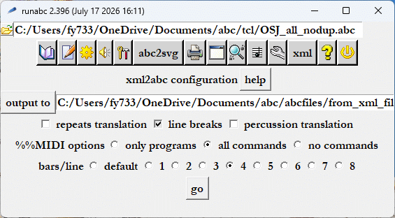 xml2abc